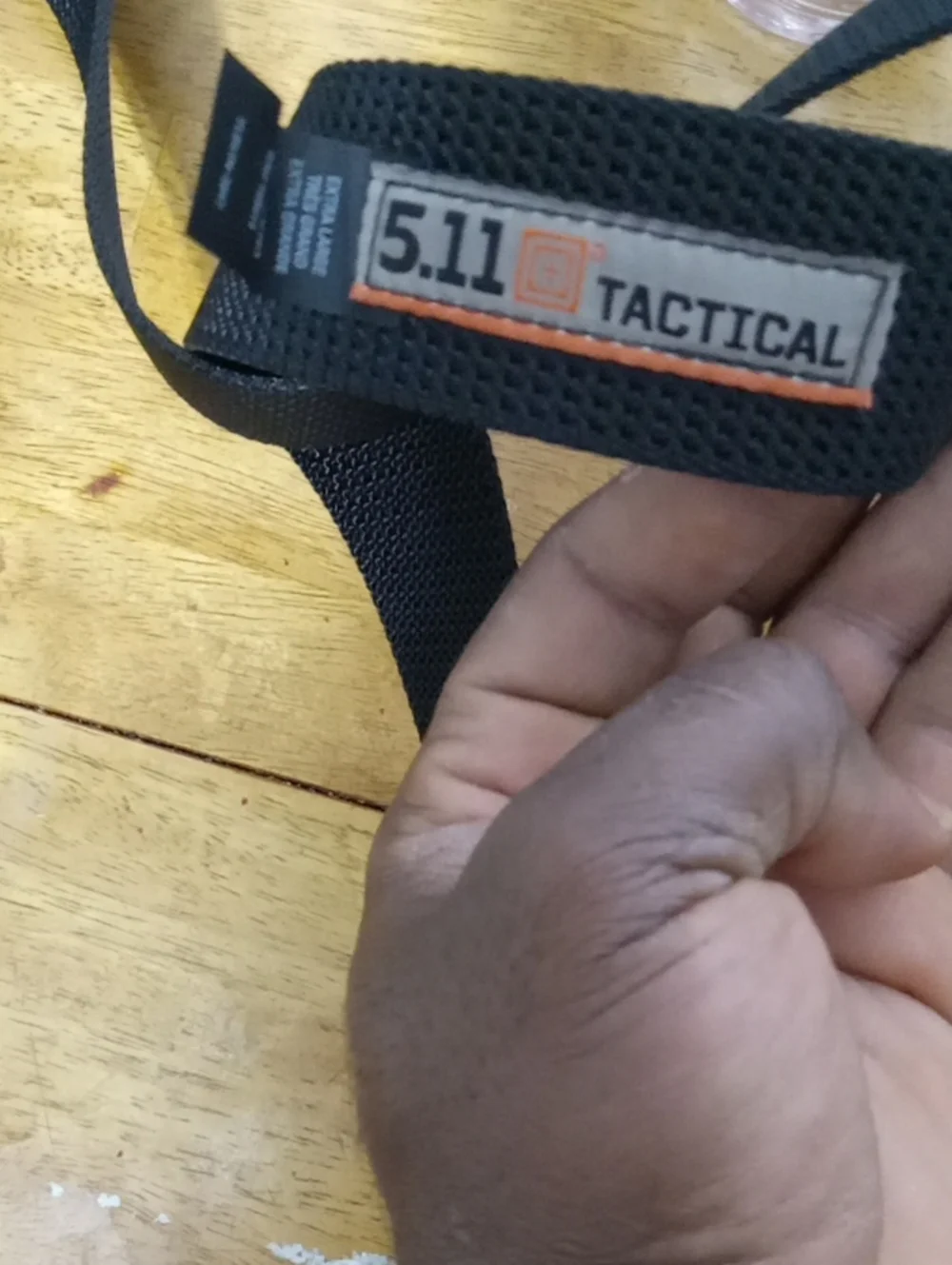 5.11 Tactical Tactical Black Webbing Belt with Low-Profile Buckle